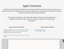 Tablet Screenshot of agilecontracts.com